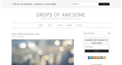 Desktop Screenshot of dropsofawesome.com